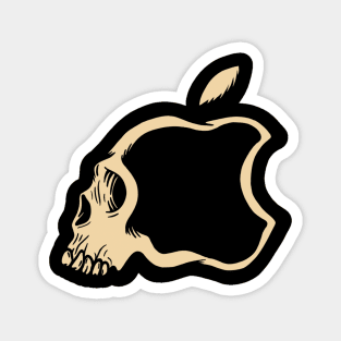 Apple Mac Skull Magnet