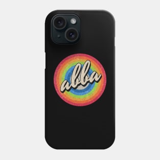 Vintage Style circle - abba Phone Case