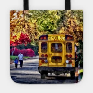 Teachers - Back of School Bus Tote