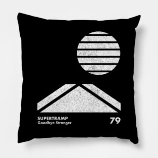 Supertramp / Minimal Graphic Design Tribute Pillow