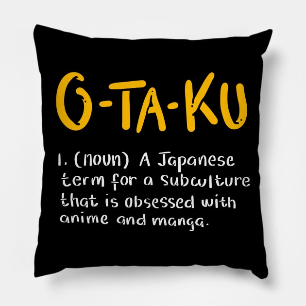 Otaku T Shirt| Funny Anime Shirts Pillow by GigibeanCreations