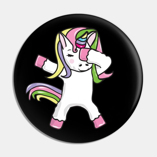 Dabbing Unicorn Pin by FruitflyPie