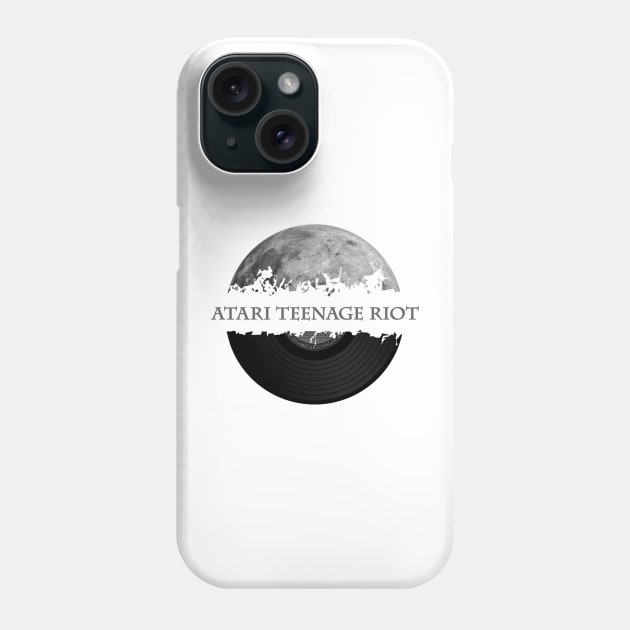 Atari Teenage Riot moon vinyl Phone Case by hany moon