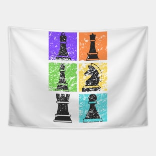 Chess figures Tapestry