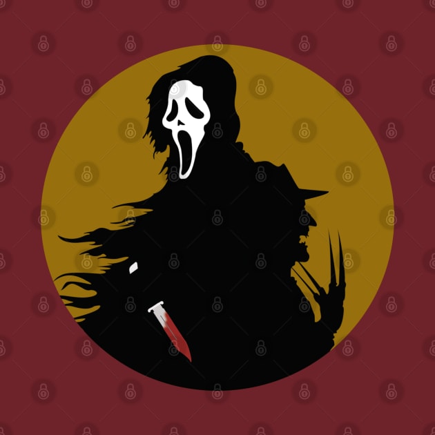 Wes Craven Icons - Ghostface & Freddy - Yellow by JorisLAQ