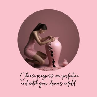 Choose Progress - Motivational T-Shirt