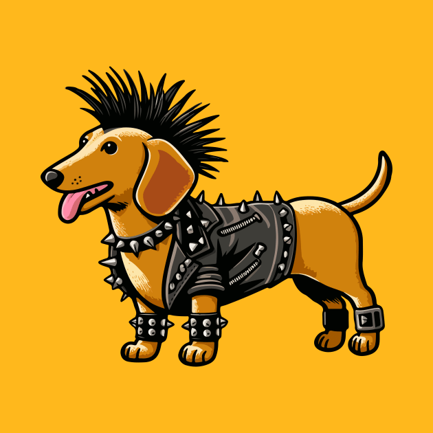 Punk Dog, get a job! by BarkandStick