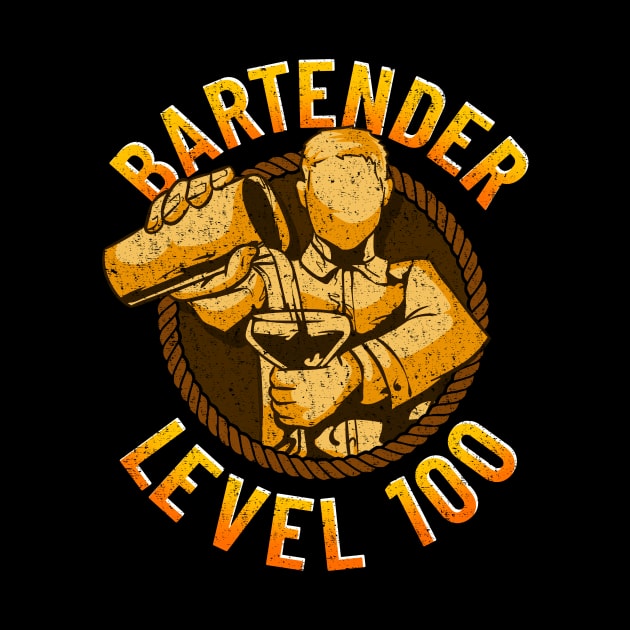 Bartender Level 100 Perfect Bartending Skills by theperfectpresents