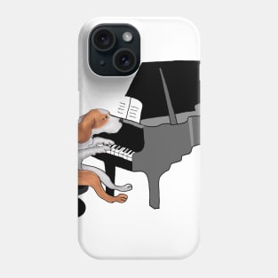 Dog Playing Piano Phone Case