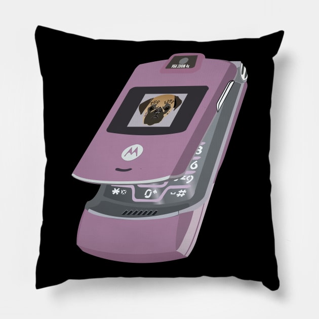 Folding Phone, Shmolding Shmone Pillow by dinomitrondesigns