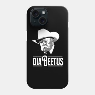 DIABEETUS black and white Phone Case