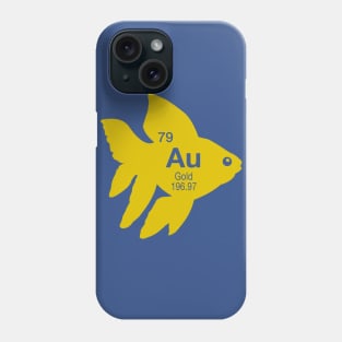 Periodic Element Au Gold Fish Phone Case