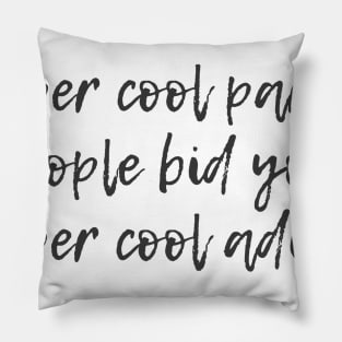 Super Cool Party People Pillow