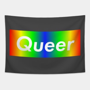 Queer Rainbow_White Tapestry