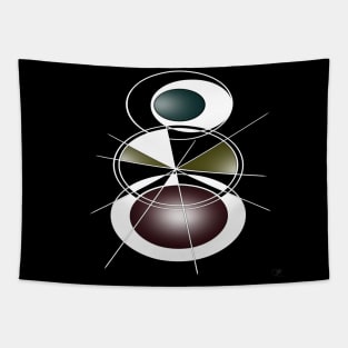 Warped Moon Cycle Tapestry