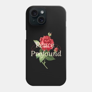 Peace Profound Rosicrucian Rose Phone Case