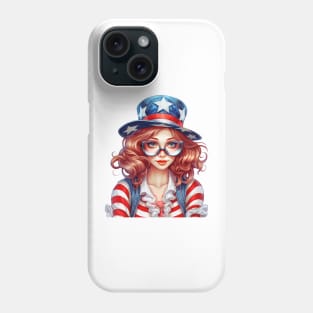 4th of July Girl #3 Phone Case