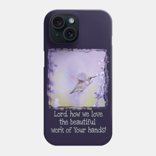 Hummingbird Nature Design | Christian T-Shirt, Hoodie, Gifts Phone Case