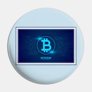 Bitcoin Graphic Pin