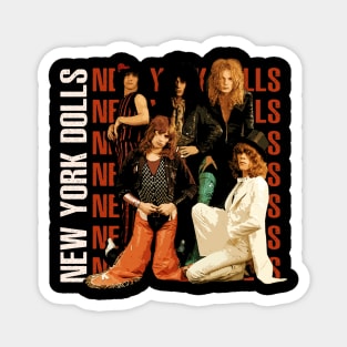 New York Dolls Live Wire Stage Sparks And Swagger Magnet