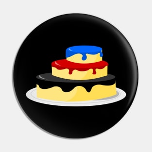 Cake Pride Pin