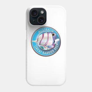 Great Barrier Reef Australia logo Phone Case