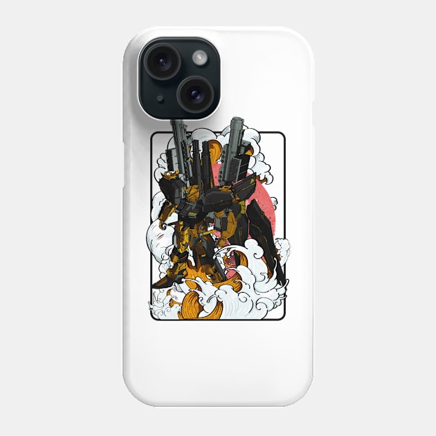 Mecha Armored Booster Phone Case by gblackid