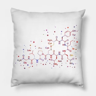 Oxytocin molecule Pillow