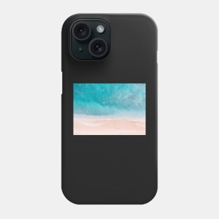 Beach, sea mist waves Phone Case