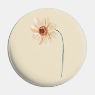 Creme Dahlia Sprig Pin