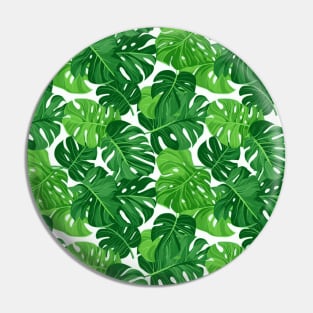 Tropical Minimalism: Monstera Leaf Elegance Pin