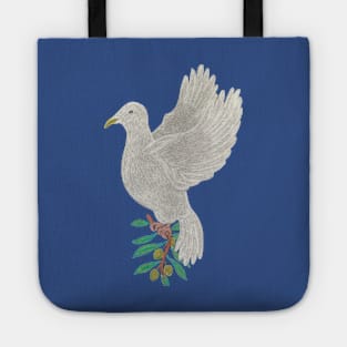 Dove With Olive branch Tote