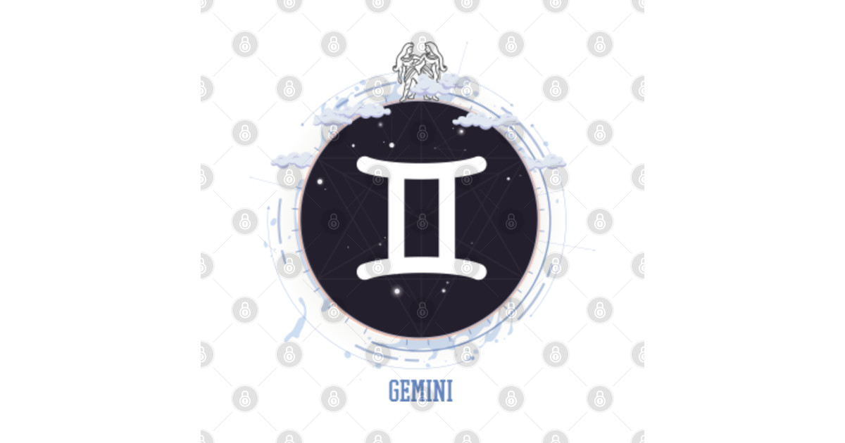 Gemini The Twins Zodiac Sign Gemini Zodiac Sign Posters and Art