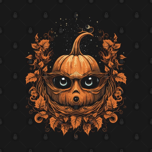 Halloween Pumpkin, Spooky Pumpkin Face by Apocatnipse Meow