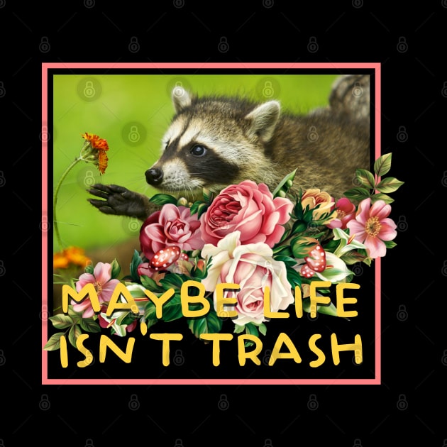 Maybe Life Isn't Trash Raccoon by giovanniiiii