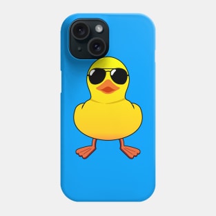 Rubber duck with sunglasses Phone Case