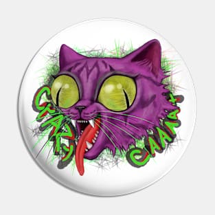 Crazy caat Pin