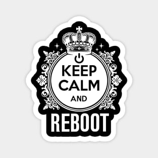 Keep Calm and Reboot Magnet