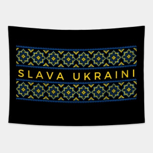 SLAVA UKRAINI Tapestry