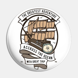 Across the ocean! Pin