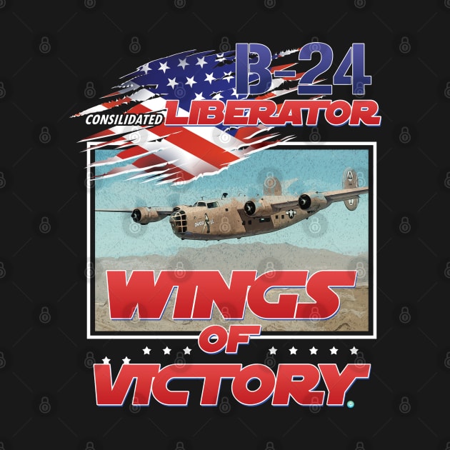 B-24 Liberator Wings of Victory by woormle