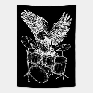 SEEMBO Eagle Playing Drums Musician Drummer Drumming Band Tapestry