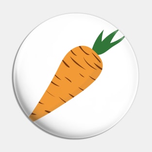 Fresh carrot cartoon style. Pin