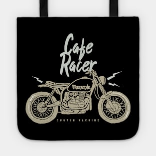 Cafe Racer Custom Bike Motorcycle Biker Tote