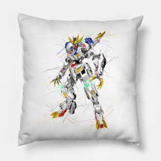 Gundam Barbatos Lupus Rex scribble Pillow