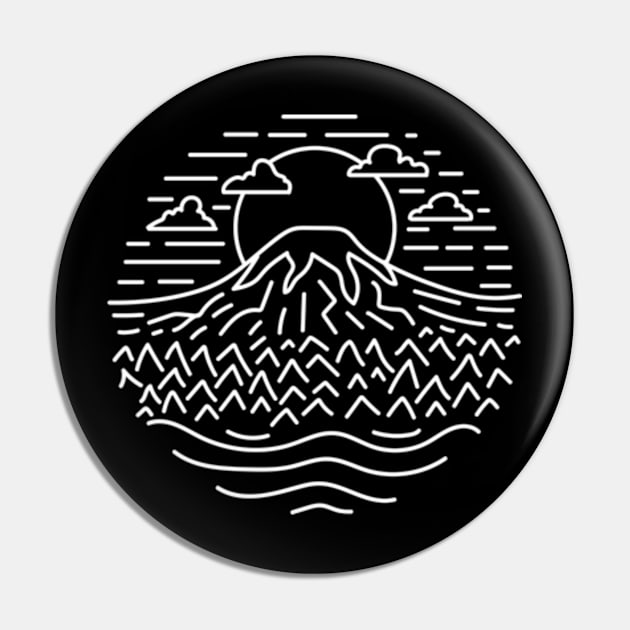 Mt Fuji Pin by deadright