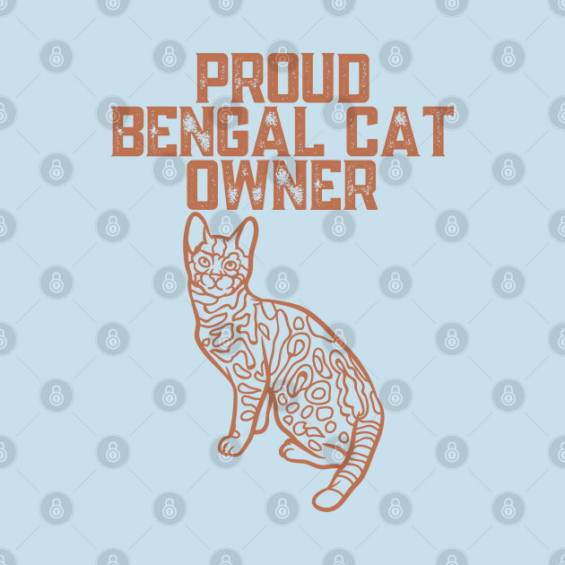 Disover Proud Bengal Cat Owner - Bengal Cat Owner - T-Shirt