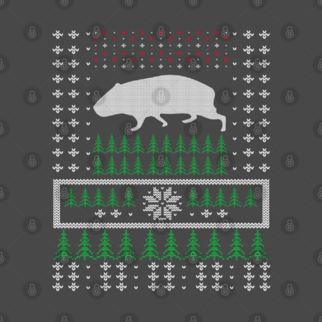 Guinea Pig Ugly Christmas Sweater Gift by uglygiftideas