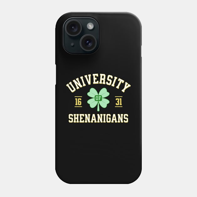 University Of Shenanigans Phone Case by Three Meat Curry