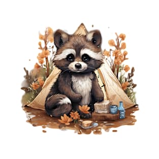 Style camping raccoon T-Shirt